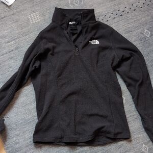 The North Face Black Quarter-Zip Fleece Top